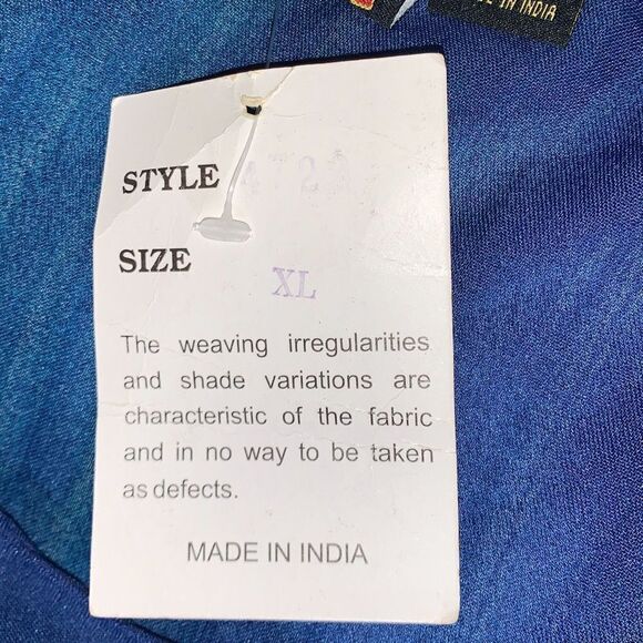 NWT Indian Tropical Fashions Sheer Chiffon Layered Kaftan Size XL - Picture 12 of 12